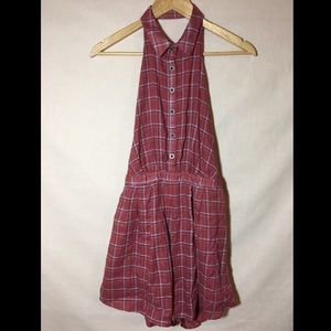Cooperative Collared Halter Romper